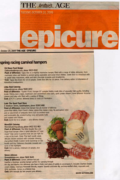 5 Spring Racing Carnival Hampers